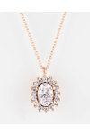 14ct Rose Gold Necklace with Zircons by FaCaD’oro