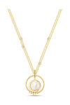 CERRUTI Eclipse Stainless Steel Necklace