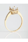 Celeste 14ct Gold Solitaire Ring with Zircon by SAVVIDIS (No 54)