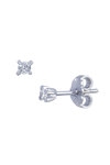 18ct White Gold Earrings with Diamonds by FaCaD’oro