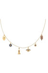 PDPAOLA Les Petites Les PetitesGold Necklace made of 18ct-Gold-Plated Sterling Silver