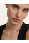 Κολιέ PDPAOLA Carry-Overs Bar Chain Gold Necklace από επιχρυσωμένο (18Κ) Ασήμι 925