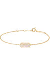 PDPAOLA Carry-Overs Icy Gold Bracelet made of 18ct-Gold-Plated Sterling Silver
