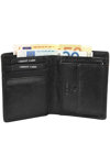 Mens Black-Grey Leather Wallet