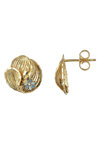 Σκουλαρίκια SAVVIDIS από χρυσό 14Κ με σμάλτο