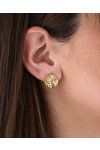 14ct Gold Earrings with Enamel by SAVVIDIS