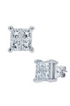 18ct White Gold Earrings with Diamonds by SAVVIDIS