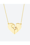 Necklace Big Love Mum in 14ct Gold by FOREVER I SEE LOVE SOLEDOR