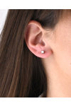 Earrings in 18k Whitegold with Diamonds by SAVVIDIS