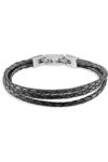 GUESS Steel Alameda Leather and Stainless Steel Bracelet