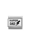 NOMINATION Link SUPER DAD made of Stainless Steel with Enamel