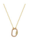 Gold Plated Sterling Silver Necklace with Enamel by KIKI Colour Collection