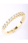 Δαχτυλίδι σειρέ SAVVIDIS από χρυσό 18Κ και διαμάντια (No 53)