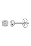 18ct White Gold Earrings with Diamonds by Savvidis