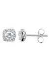18ct White Gold Earrings with Diamonds by Savvidis