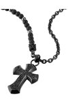 POLICE Affix Stainless Steel Cross with Chain