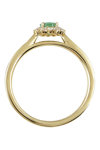 Δαχτυλίδι SAVVIDIS από χρυσό 18Κ με σμαράγδι και διαμάντια (No 53)