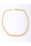14ct Gold Bracelet with twisted chain by SAVVIDIS