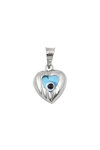 14ct White Gold Lucky Pendant by Ino&Ibo
