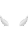 Σκουλαρίκια DOUKISSA NOMIKOU Tiny Angel Wings Earrings Silver