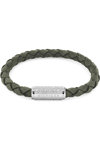 TOMMY HILFIGER Exploded Braid Stainless Steel and Suede Bracelet