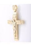 Βαπτιστικός σταυρός FaCaDoro από χρυσό 14Κ