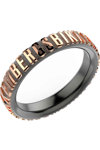 BIKKEMBERGS Embossed Stainless Steel Ring (No 13)