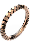 BIKKEMBERGS Geometrics Stainless Steel Ring with Diamonds (No 20)