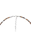 U.S.POLO Oliver Stainless Steel Necklace with Tiger Eye