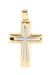 14ct Gold and White Gold Cross by SAVVIDIS