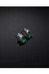 Σκουλαρίκια CHIARA FERRAGNI Emerald από επιροδιωμένο κράμα μετάλλων με ζιργκόν
