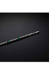 CHIARA FERRAGNI Emerald Rhodium Plated Bracelet with Zircons