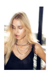 DOUKISSA NOMIKOU Long Vintage Silver Plated Stainless Steel Chain