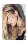 DOUKISSA NOMIKOU Big Silver Plated Stainless Steel Hoops