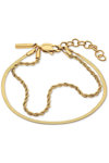 ESPRIT Snake 18ct Gold Plated Stainless Steel Bracelet