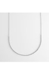 ESPRIT Cord Rhodium Plated Sterling Silver Necklace