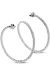 CERRUTI Iconic Cable Memory Stainless Steel Bracelet