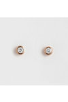 ESPRIT Purity Rose Gold Plated Sterling Silver Earrings with Zircons