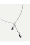 PDPAOLA Icons Rhodium Plated Sterling Silver Necklace