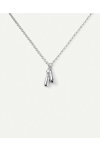 PDPAOLA Icons Rhodium Plated Sterling Silver Necklace