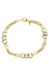 14ct Gold and White Gold Bracelet by SAVVIDIS