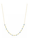 14ct Gold Necklace with Zircons by SAVVIDIS