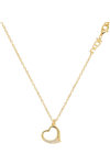 JCOU Wildheart 14ct Gold-Plated Sterling Silver Necklace with Zircons