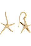 JCOU I Sea You 14ct Gold-Plated Sterling Silver Earrings