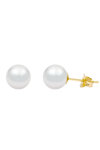 SAVVIDIS Earrings 14ct Gold with 8.0 - 8.5 mm Akoya Pearls