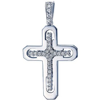 Cross 14ct White gold with