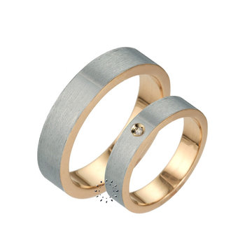 Wedding rings 14ct Pink Gold