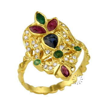 Ring 18ct Gold with Diamonds