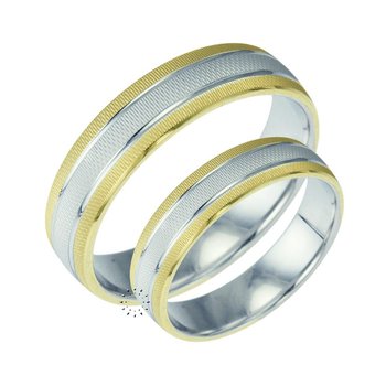 Wedding rings in 9ct Gold and