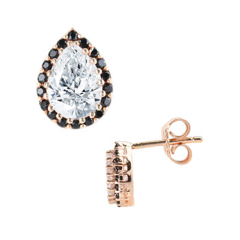 14ct Rose Gold Earrings with